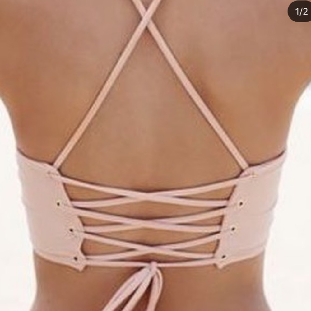 Pink/Peachy Swimsuit Top
